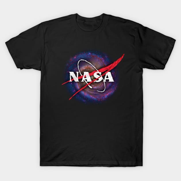 Nasa Galaxy T-Shirt by Bomdesignz